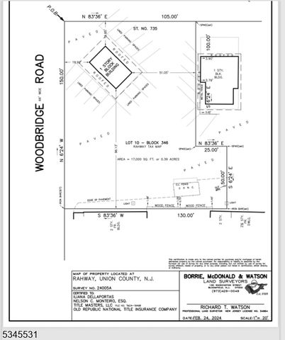 735 E Hazelwood Ave, Rahway City, NJ 07065