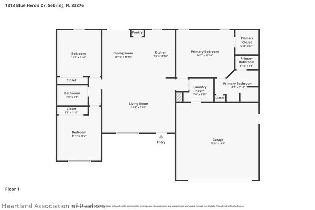 1313 Blue Heron Drive, Sebring, FL 33876