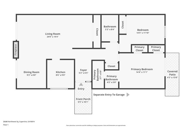 20288 Northwest Square, Cupertino, CA 95014