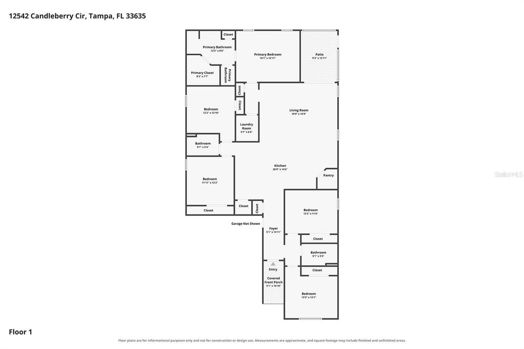 Image 47 of property listing at 12542 CANDLEBERRY CIRCLE, Tampa, FL 33635