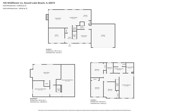 105 Wildflower Lane, Round Lake Beach, IL 60073