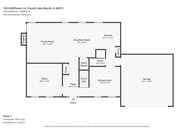 105 Wildflower Lane, Round Lake Beach, IL 60073