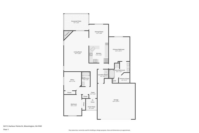 9417 S Harbour Pointe Drive, Bloomington, IN 47401