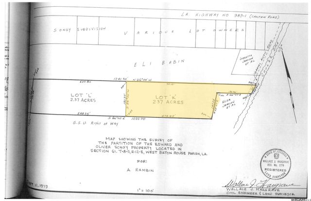 5902 Coulee Canal Rd, Brusly, LA 70719