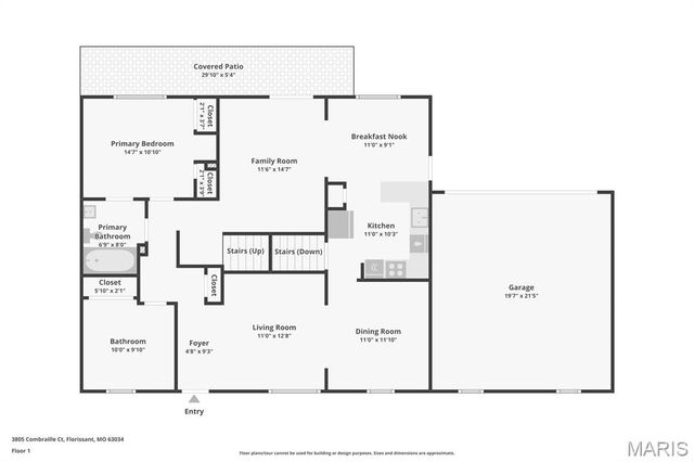 3805 Combraille Court, Florissant, MO 63034