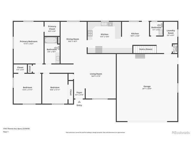 779 E Thomas Ave, Byers, CO 80103