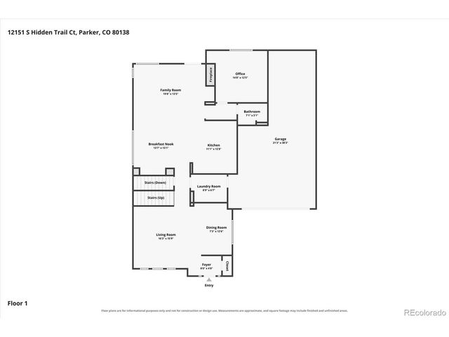 12151 S Hidden Trail Ct, Parker, CO 80138