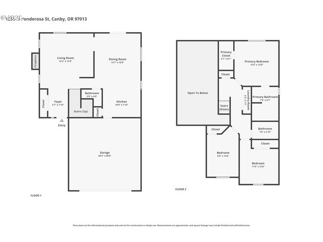 1250 N PONDEROSA St, Canby, OR 97013