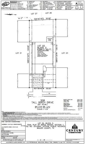 308 Tall Birch Drive, Hockley, TX 77447