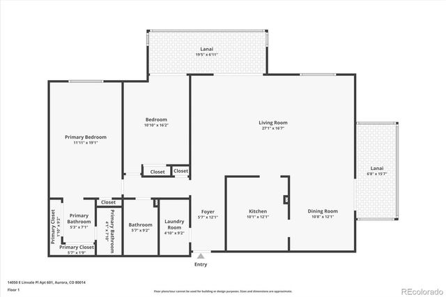 14050 E Linvale Place 601, Aurora, CO 80014