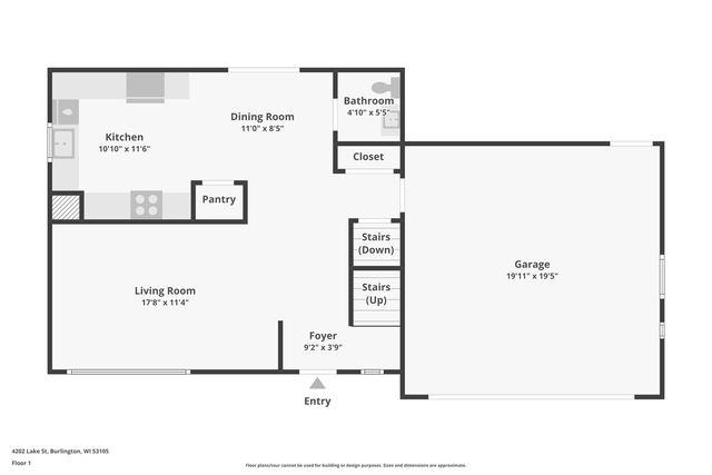 4202 Lake STREET, Burlington, WI 53105