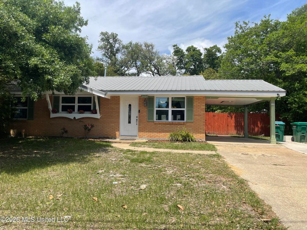 2607 Demaret Drive, Gulfport, MS 39507