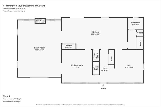 7 Farmington Dr, Shrewsbury, MA 01545