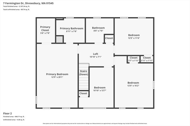 7 Farmington Dr, Shrewsbury, MA 01545