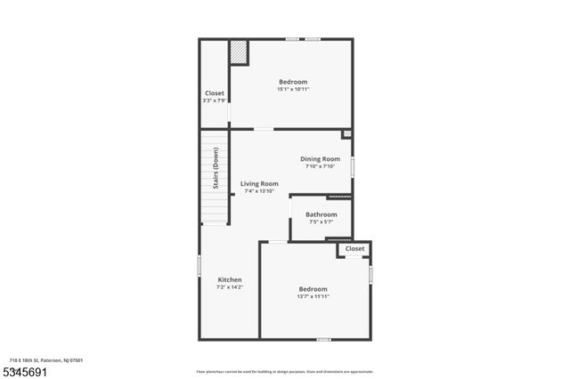 718 E 18Th St, Paterson City, NJ 07501