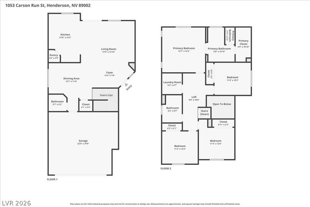 1053 Carson Run Street, Henderson, NV 89002