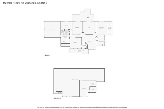 1124 Old Hollow RD, Buchanan, VA 24066
