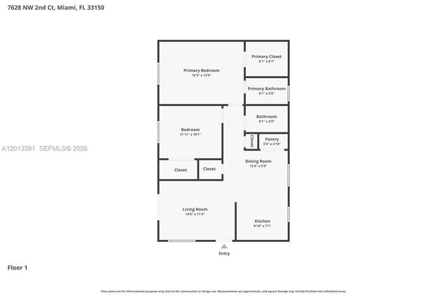 7628 NW 2nd Court, Miami, FL 33150