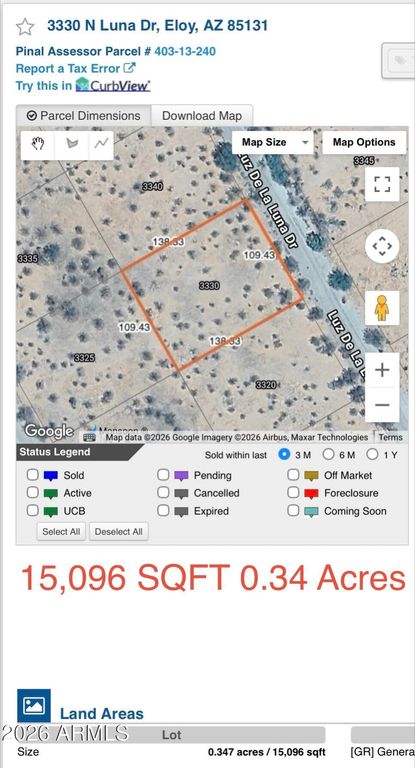 Image 22 of property listing at 3420 N LUNA (10 RESIDENTIAL LOTS) Drive 31, Eloy, AZ 85131
