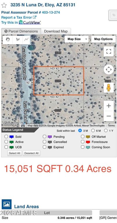 Image 24 of property listing at 3420 N LUNA (10 RESIDENTIAL LOTS) Drive 31, Eloy, AZ 85131