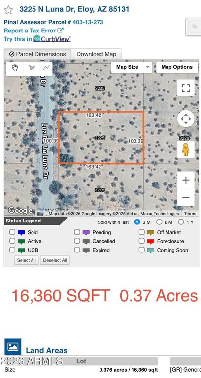 Image 25 of property listing at 3420 N LUNA (10 RESIDENTIAL LOTS) Drive 31, Eloy, AZ 85131