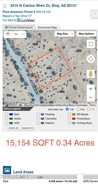 Image 26 of property listing at 3420 N LUNA (10 RESIDENTIAL LOTS) Drive 31, Eloy, AZ 85131