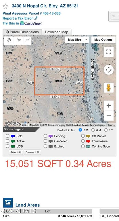 Image 32 of property listing at 3420 N LUNA (10 RESIDENTIAL LOTS) Drive 31, Eloy, AZ 85131