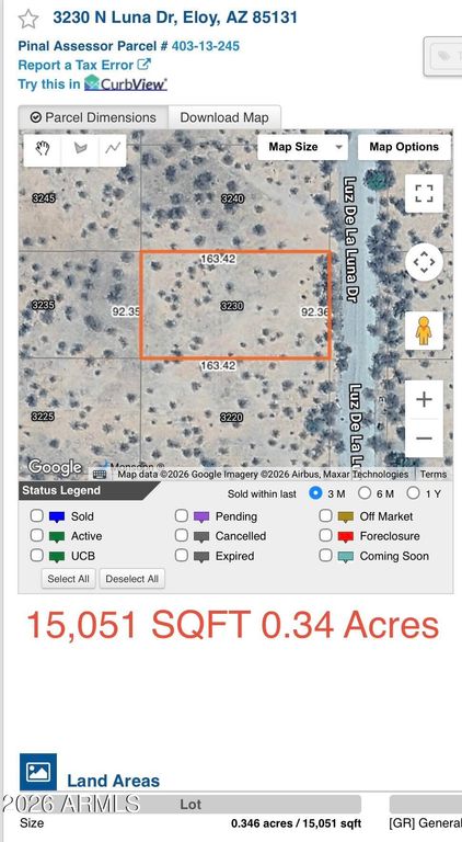 Image 39 of property listing at 3420 N LUNA (10 RESIDENTIAL LOTS) Drive 31, Eloy, AZ 85131