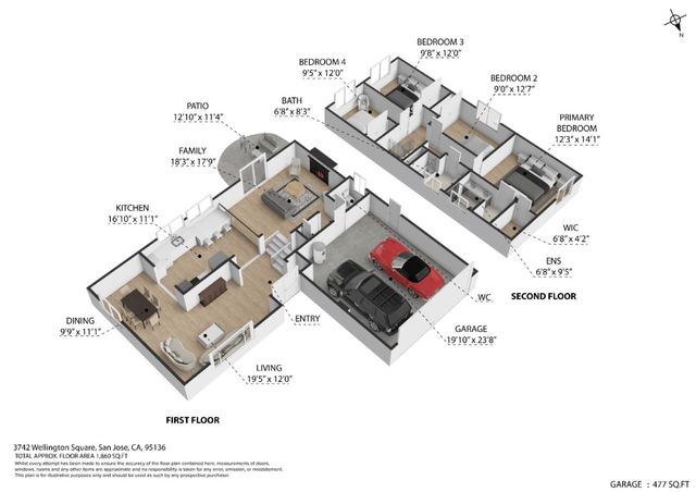 3742 Wellington Square, San Jose, CA 95136