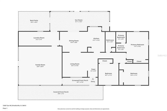 12467 SUN ROAD, Brooksville, FL 34613