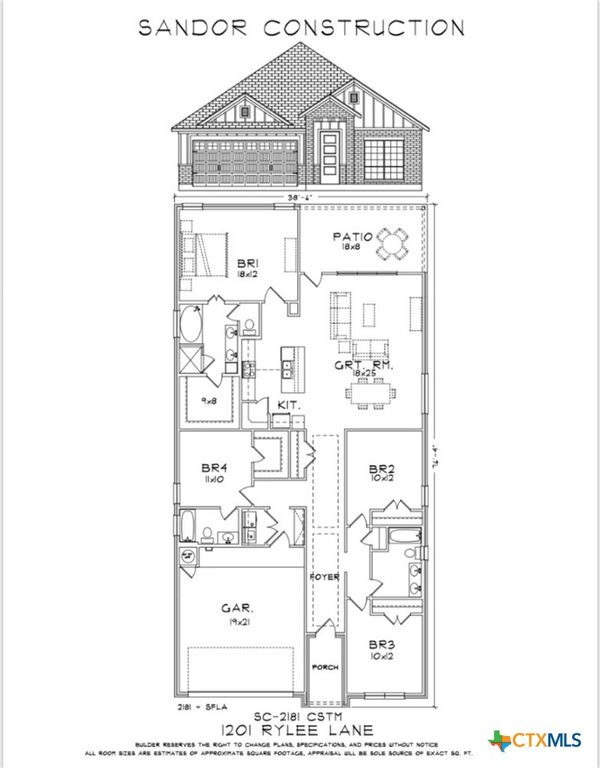 1201 Rylee Lane, Salado, TX 76571