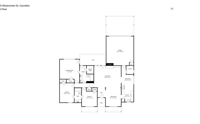 1950 Westminster Drive, Carrollton, TX 75007