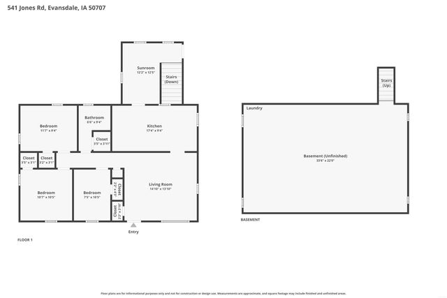 541 Jones Road, Evansdale, IA 50707