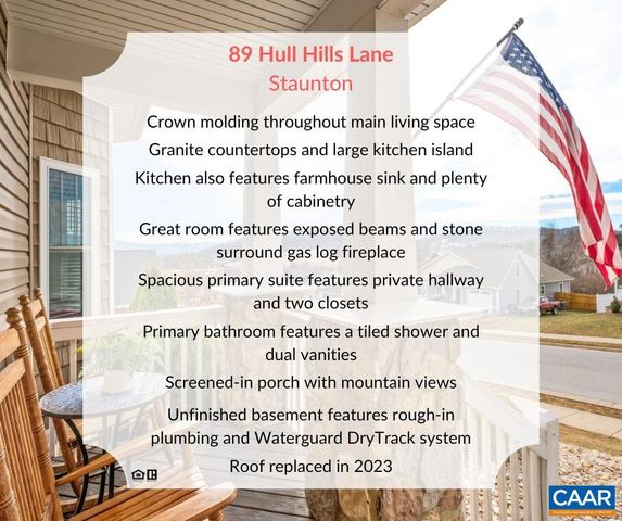 89 HULL HILLS LN, Staunton, VA 24401