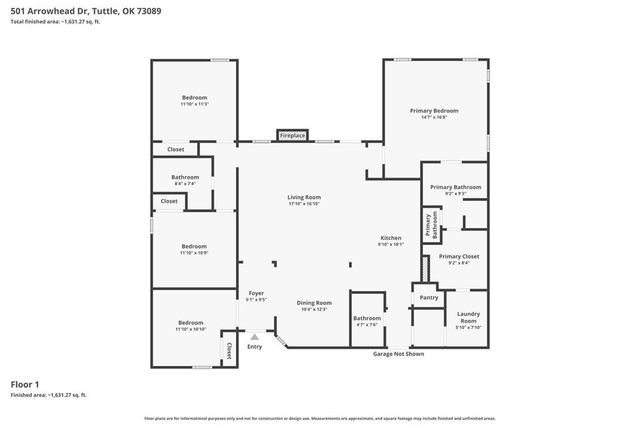 501 Arrowhead Drive, Tuttle, OK 73089
