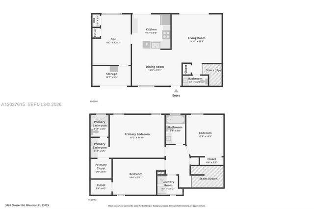 3461 Cluster Rd, Miramar, FL 33025