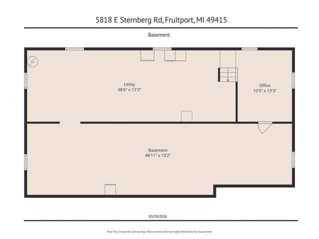 5818 E Sternberg Road, Fruitport, MI 49415