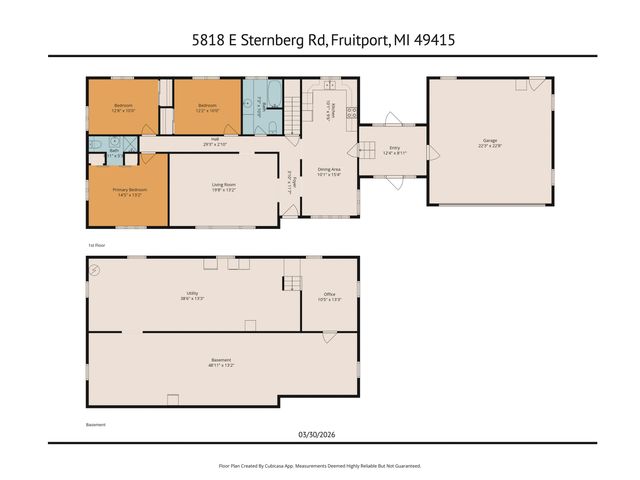 5818 E Sternberg Road, Fruitport, MI 49415