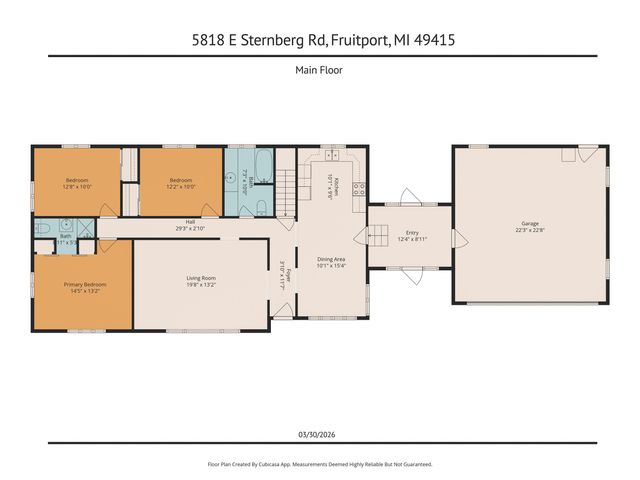 5818 E Sternberg Road, Fruitport, MI 49415