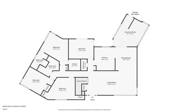 8303 W 400 S, Russiaville, IN 46979