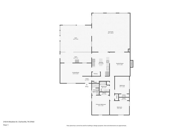 2154 N Meadow Dr, Clarksville, TN 37043