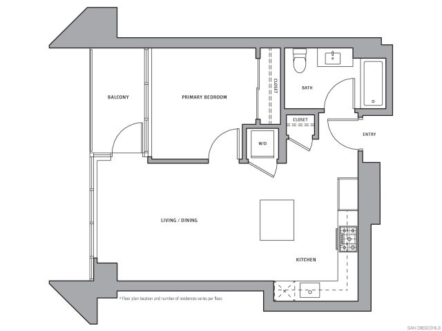 1160 9th Ave 3409, San Diego, CA 92101