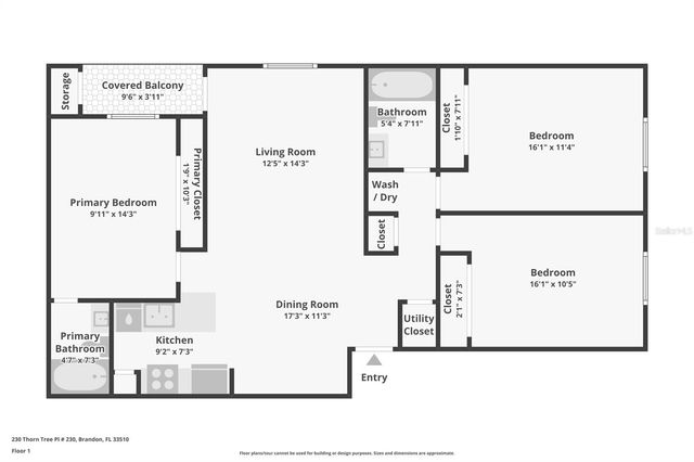 230 THORN TREE PLACE 230, Brandon, FL 33510