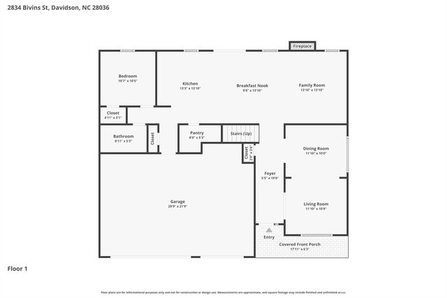 2834 Bivins Street, Davidson, NC 28036