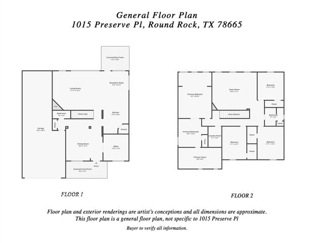 1015 Preserve PL, Round Rock, TX 78665