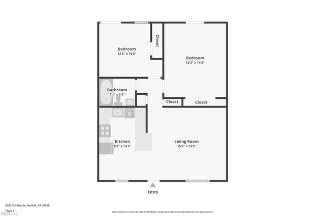 9532 5th Bay St Apt C, Norfolk, VA 23518