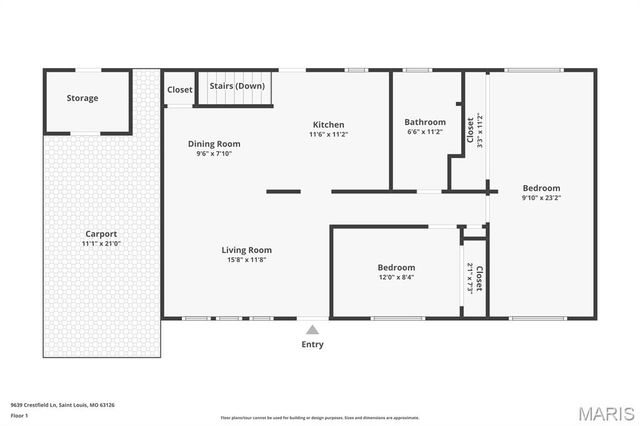 9639 Crestfield Lane, St Louis, MO 63126