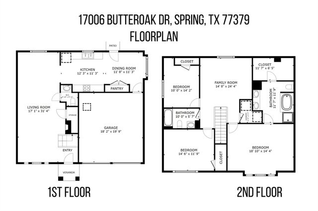 17006 Butteroak Drive, Spring, TX 77379