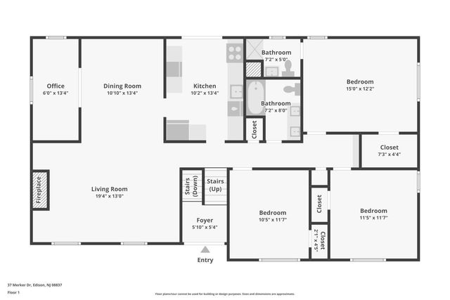 37 Merker Drive, Edison, NJ 08837