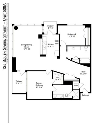 125 S Green Street 506A, Chicago, IL 60607